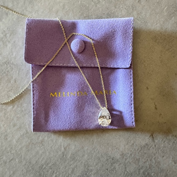 Melinda Maria “Are you Jealous” Teardrop Necklace - Picture 4 of 4